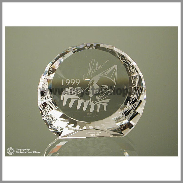 Swarovski Pierrot Kristallscheibe 6,0 SCS Plaque Pierrot AP 1999