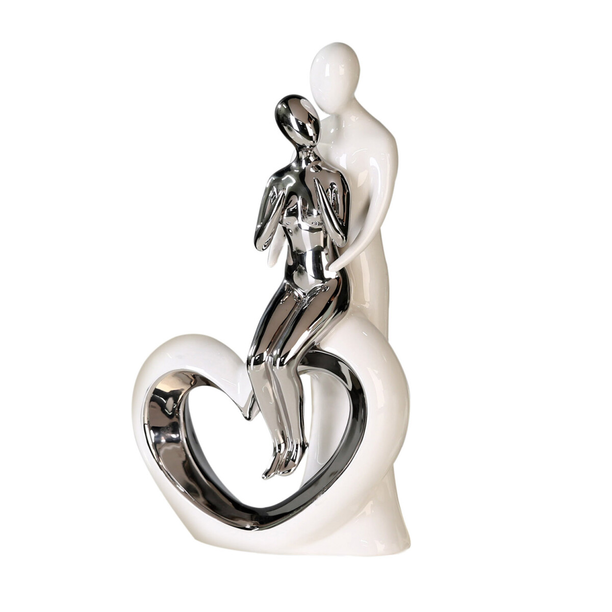 GILDE Skulptur, Paar, "Romanze", Paarmotiv,...