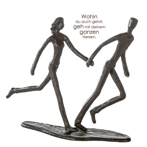 Gilde Design-Skulptur "Running" aus Eisen...