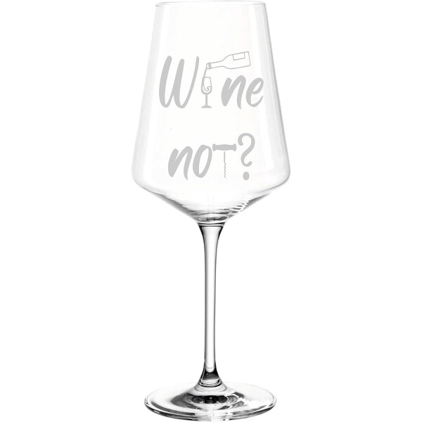 Leonardo Puccini Weinglas 560ml mit Gravur Wine not?