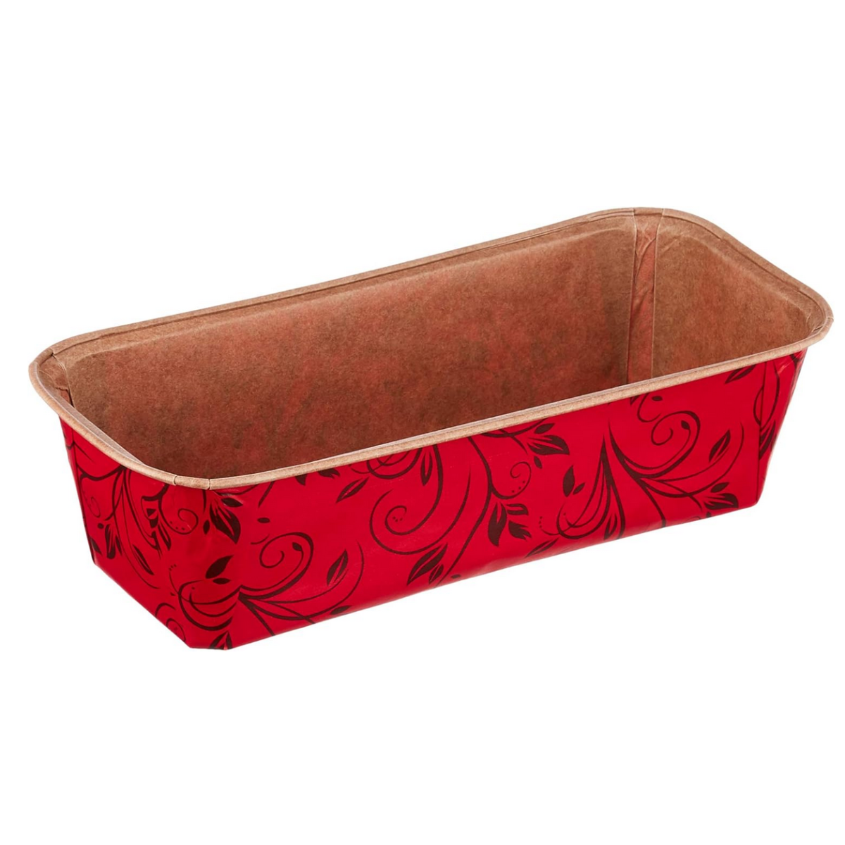 Städter 903739 Papier-Backform, rot, 21,5 x 9 cm/H 6 cm
