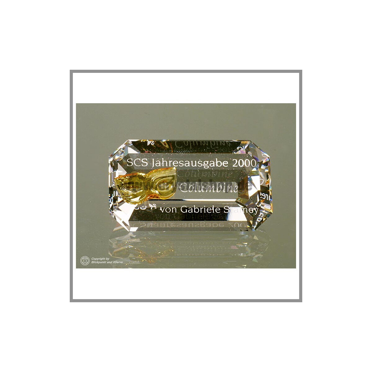 Swarovski Kolumbina Serienschild Columbine plaque  AP...