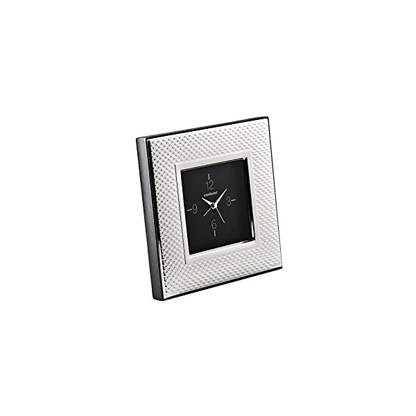Sambonet Frames Dew versilbert Uhr 9x9 cm S0114-S00477-59660L33 /Abverkauf nur solange Vorrat reicht