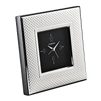 Sambonet Frames Dew versilbert Uhr 9x9 cm S0114-S00477-59660L33 /Abverkauf nur solange Vorrat reicht