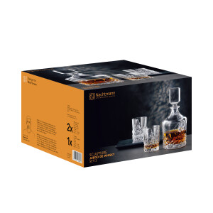 Nachtmann 3-teiliges Whisky-Set Dekanter + 2x...