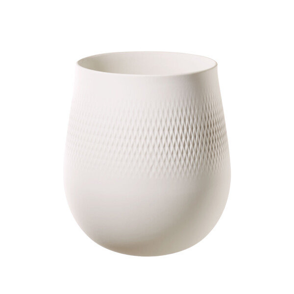 Villeroy & Boch Manufacture Collier blanc Vase Carre groß weiß 1016815512