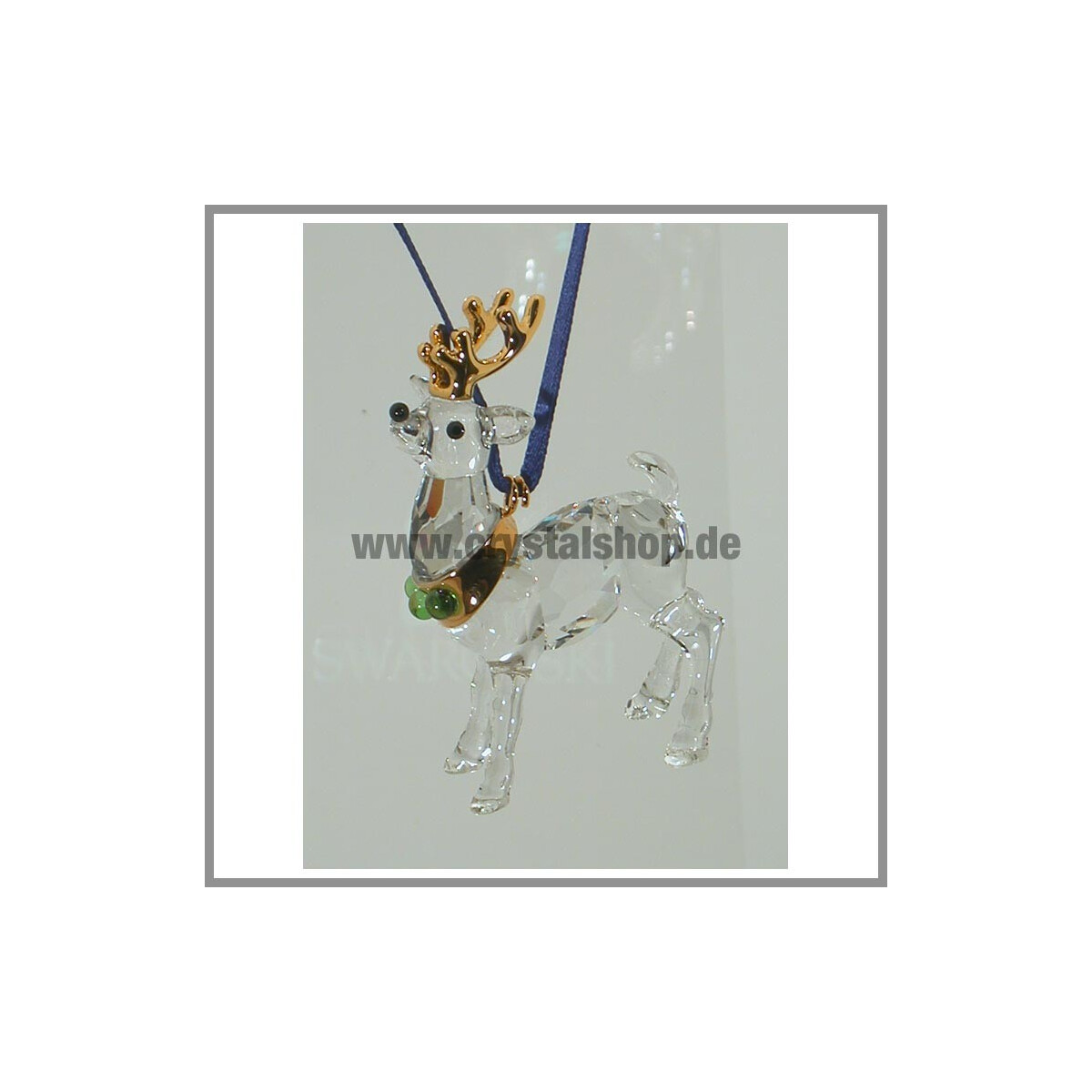 Swarovski Rentier vergoldet Reindeer gold 842767 AP 2007