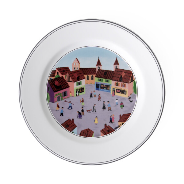 Design Naif Frühstücksteller Dorf 209 mm | Villeroy & Boch | Art.-Nr. 1023372645 | EAN 5450102206179