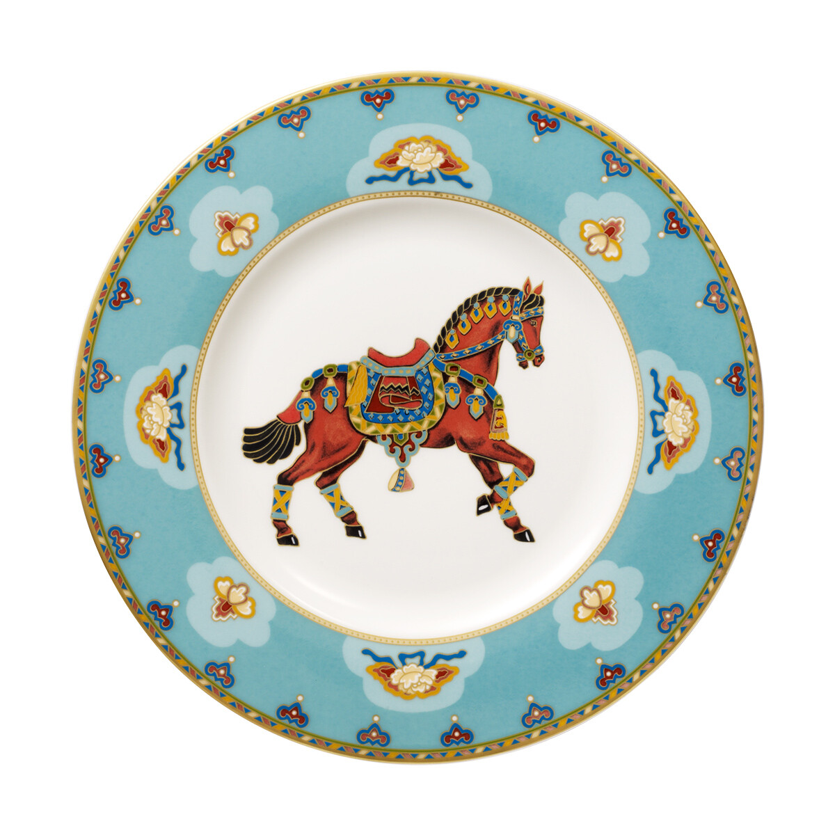 Samarkand Aquamarin Frühstücksteller 225 mm |...