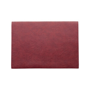 ASA Tischset, rosewood PVC 46 x 33 cm, vegan leather, aus...