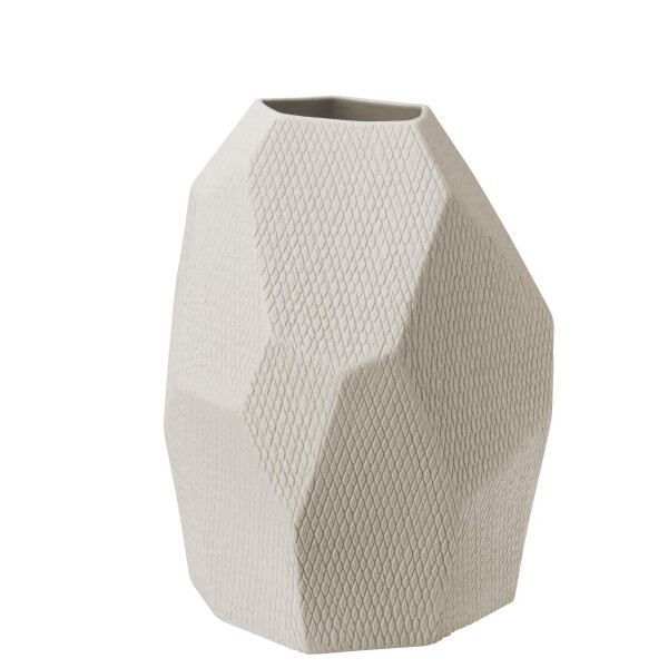 ASA Vase, natur CARAT D. 16 cm, H. 22 cm, Handarbeit 84803134 ! Vorteilsset beinhaltet 2 x den genannten Artikel und Set mit 4 EKM Living Edelstahl Strohhalme