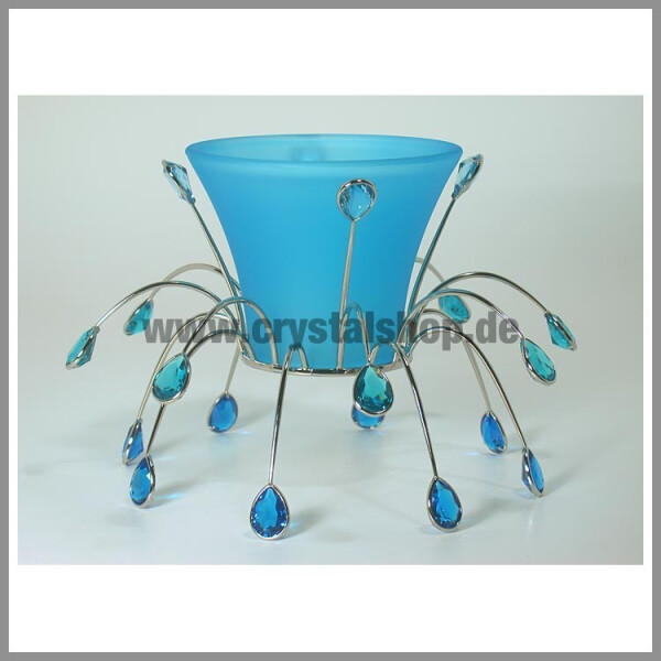 Swarovski Jewels Teelicht blau Tealight blue  681178 AP 2005