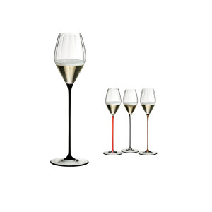 Riedel  HIGH PERFORMANCE CHAMPAGNE GLASS BLACK 1...