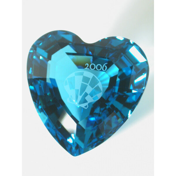 Swarovski Herz blau 2006 SCS Eternity Heart blue 844184 AP