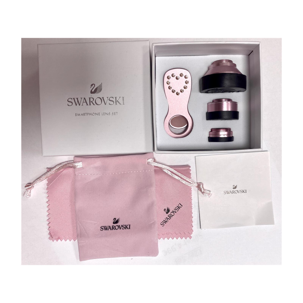 Swarovski Smartphone Objektiv Set Rosa 5493075