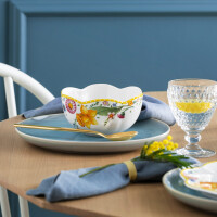 Villeroy & Boch Spring Awakening Frühstücks-Set für 2, 6tlg. Premium Porcelain gelb,grün 1486387281