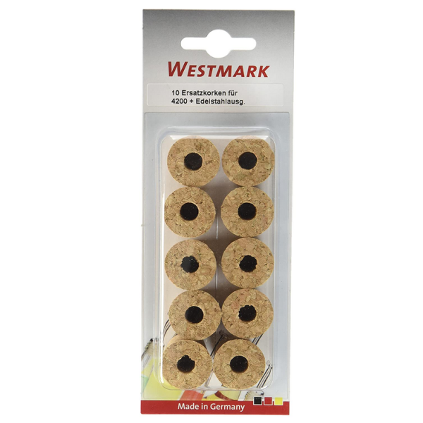 Westmark 10 Ersatzkorken Natur »Standard«für Ausgießer-Reihen 41..,42 48002080