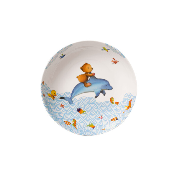 Happy as a Bear Kinderteller tief 187 mm, 370 ml | Villeroy & Boch | Art.-Nr. 1486642752 | EAN 4003686418080