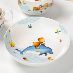 Happy as a Bear Kinderteller tief 187 mm, 370 ml | Villeroy & Boch | Art.-Nr. 1486642752 | EAN 4003686418080