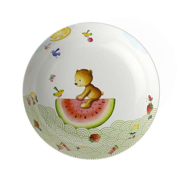 Hungry as a Bear Kinderteller tief 187 mm, 370 ml | Villeroy & Boch | Art.-Nr. 1486652752 | EAN 4003686418059