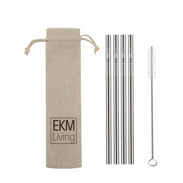 Gratis je nach Verfügbarkeit – 4 Edelstahl-Trinkhalme von EKM Living ODER ein Körperpflegeprodukt von Neuerts
