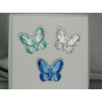 Swarovski Schmetterlinge klein blau 3-er Set Butterfly small blue 955429 AP2011