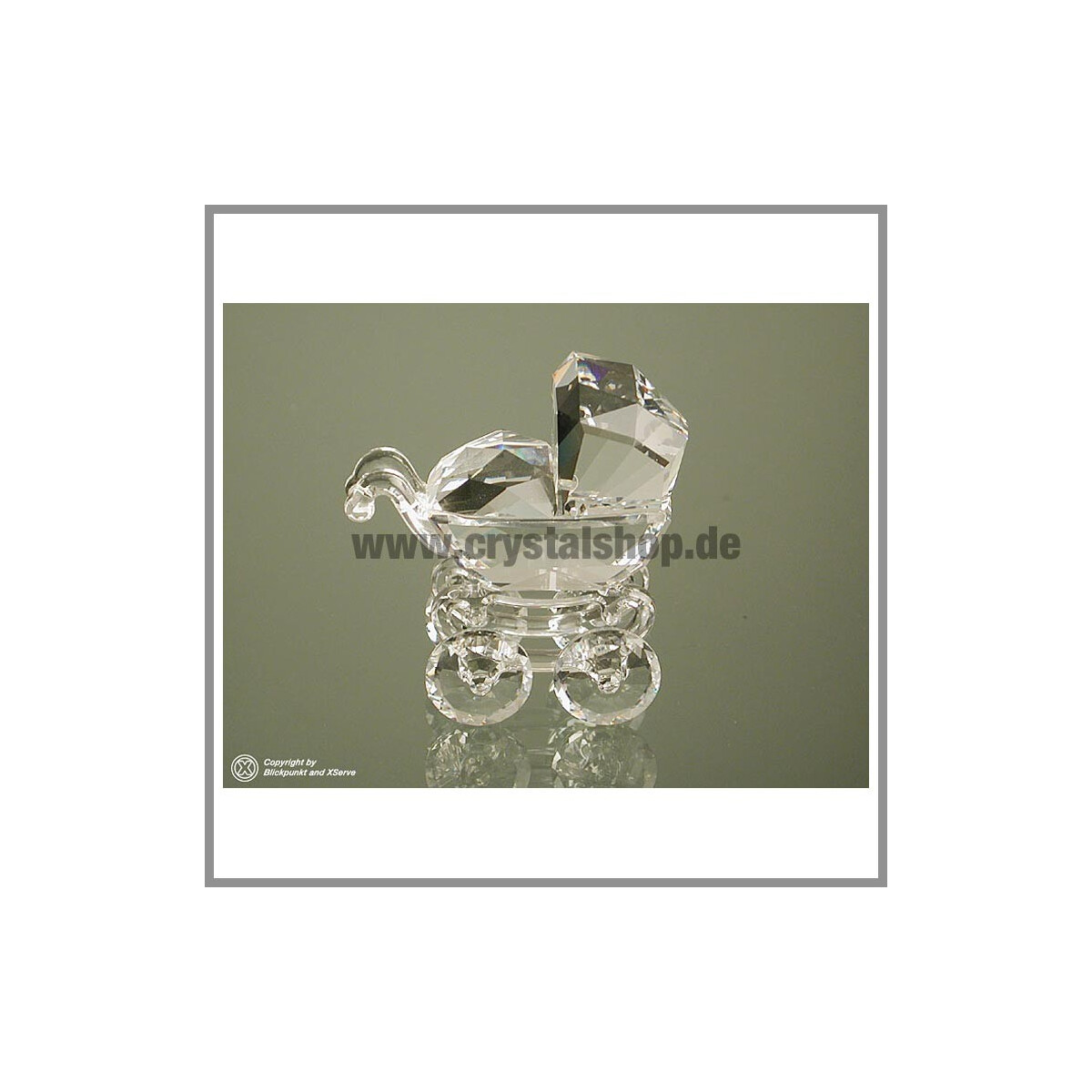 Swarovski Kinderwagen baby cariage 199197 AP 1999